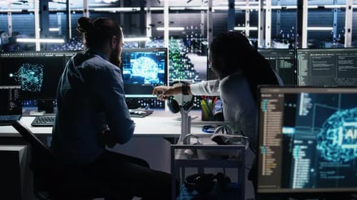 Data Center Admin Teaching Intern to Monitor Neural Network Using AI