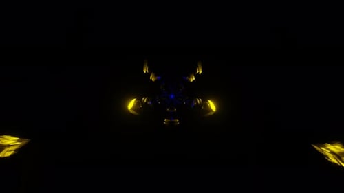 Disco Flashing Lights in Neon Illuminate This Energetic VJ Loop's Backdrop