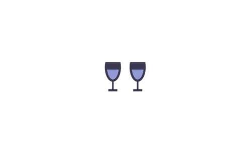 Celebrate symbol icon animation video