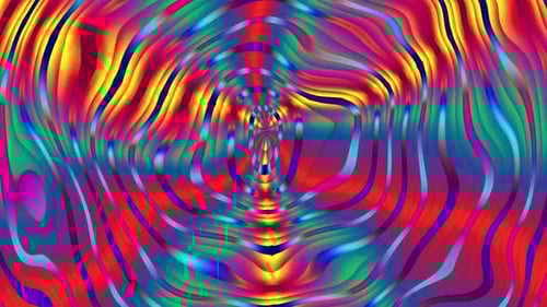 Animierter VJ-Loop-Wellen-Hintergrund mit 4K-Gradient