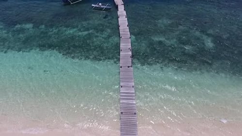 Aerial view of beautiful beach