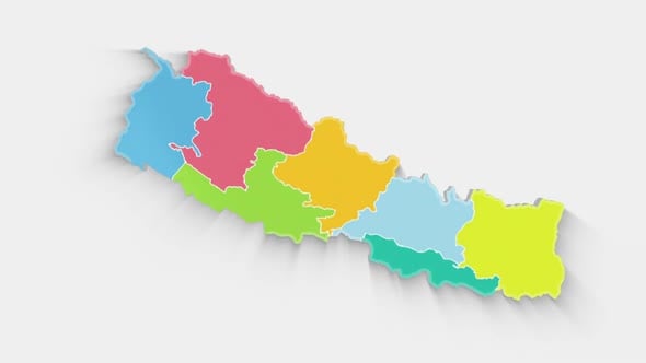 New Nepal Map Reveal 3D Animation | Modern Geographic Visualization ...