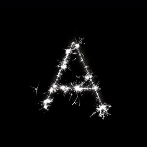 Letter A Sparkler Alphabet