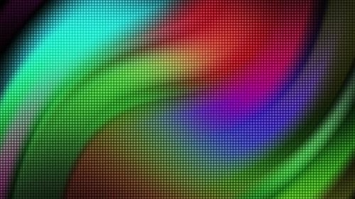 Colorful Abstract Halftone Animation Background Loop