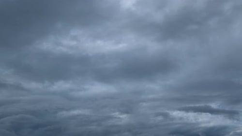 Dramatic Clouds Moving Quickly in the Sky