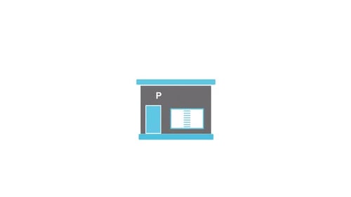 Animated Flat Design Pet Shop Icon Reveal