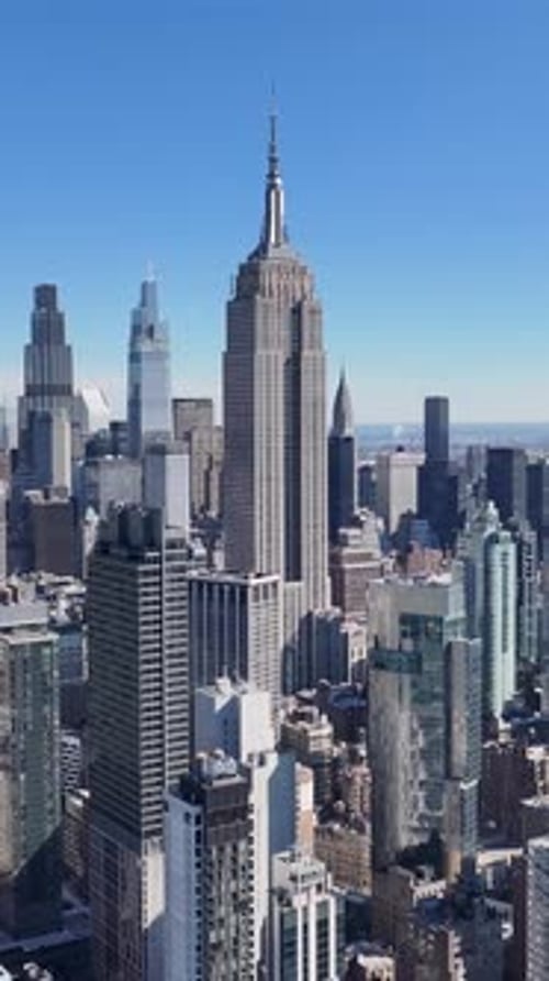 Empire State At Manhattan In New York United States.