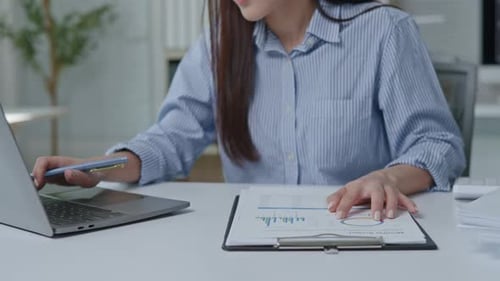 Woman working in the office