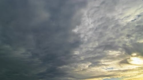 Dramatic Clouds During Sunrise or Sunset