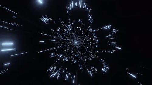 Space-Time Travel Abstract Motion Loop