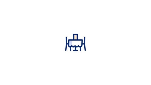 Icono animado de mesa