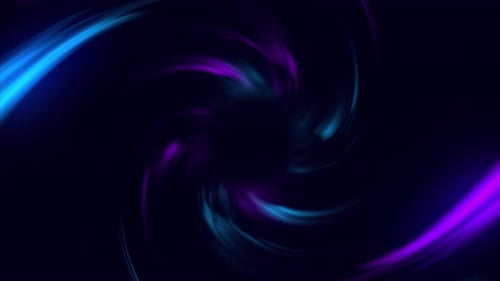 Dynamic Blue Purple Abstract Light Swirl Background