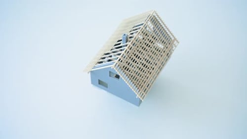 Miniature House under construction