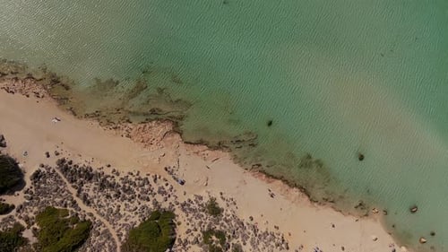 Balos Lagoon Sandy Shore Crete