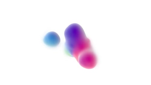 Abstract Fluid Blob Shapes Morphing Animation