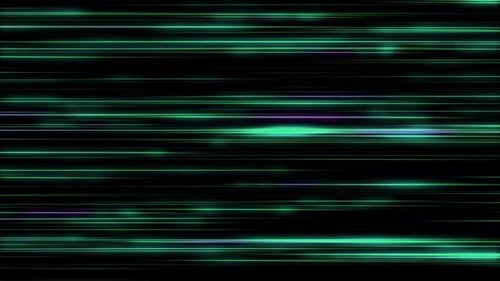 Abstract Glowing Green Speed Lines Digital Background