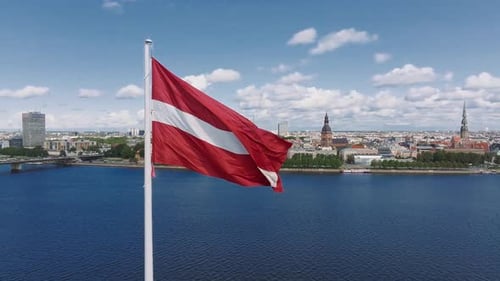 Patriotic Video Riga Aerial View