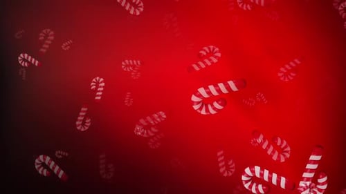 Chinese Candy Icons Loop Background