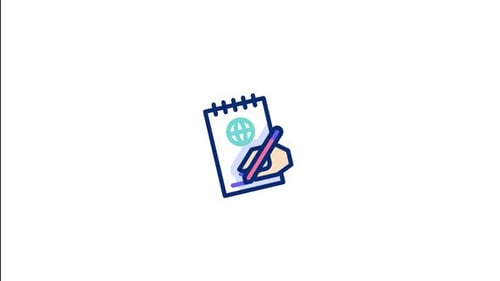 Animiertes Notizsymbol