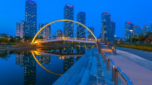 Incheon,Central Park in Songdo International Business District , South Korea