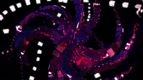 Futuristic Crystal Draw Background 4K