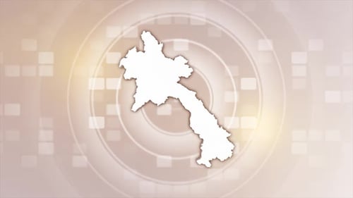 Animierte Karte von Laos