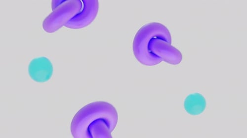 Dynamic Fluid Abstract Shapes Animation