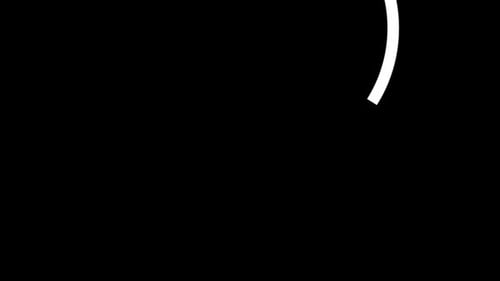 Minimalist Circle Shape Reveal Animation