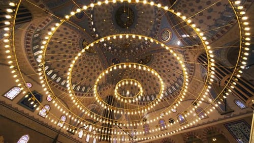 Kahramanmaras Turkey.
Inside of the Abdulhamithan Mosque.