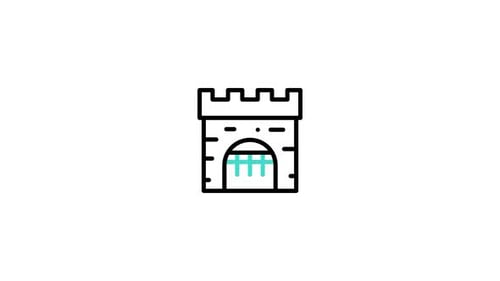 Castle Line Animated Icon