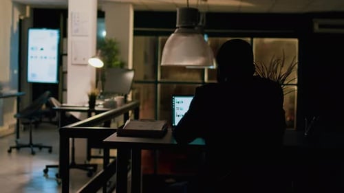 Employee Alone Overnight in Office