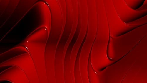 Majestic Background with Red Waves of Plasma, 3D Render, Reflection, Unique Design, Exclusive