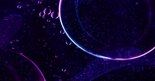 Water Serum Drop Texture Neon Molecular Essence
