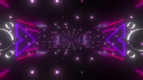 Dynamic neon diamond pattern pulses with vibrant energy for futuristic visuals