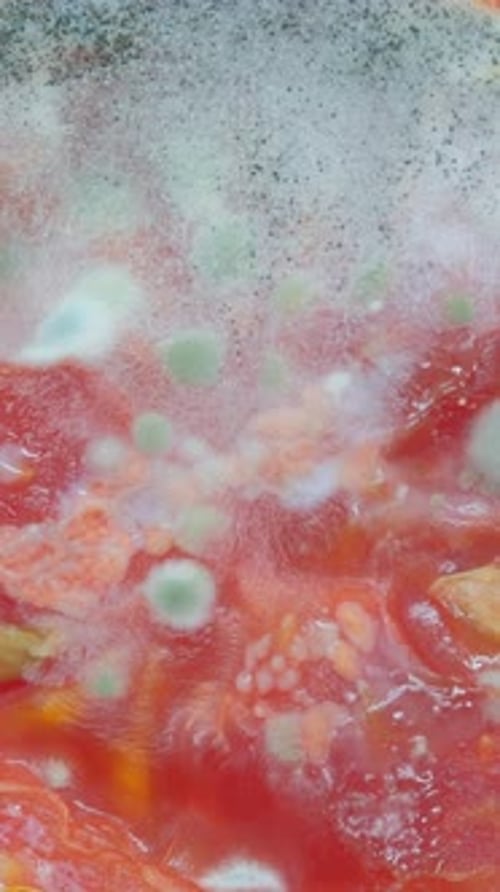 Fascinating decay time lapse of mold growth in detail.