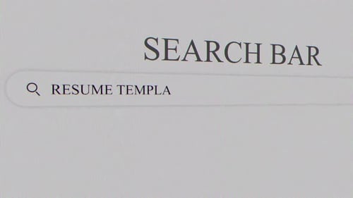 Resume Templates Search Bar Popular On Search Engines Across Various Domains