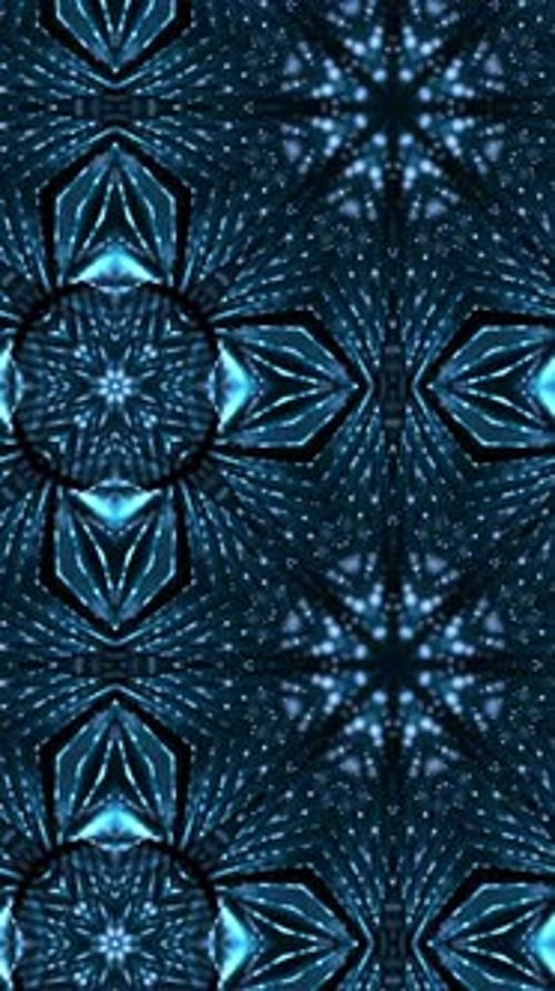 Abstract Futuristic Geometric Looping Background