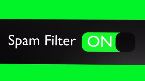 Activez le bouton Filtre anti-spam, le curseur. Connexion Internet sécurisée.