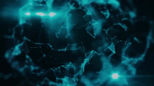 Green Connective Dots Motion Animation