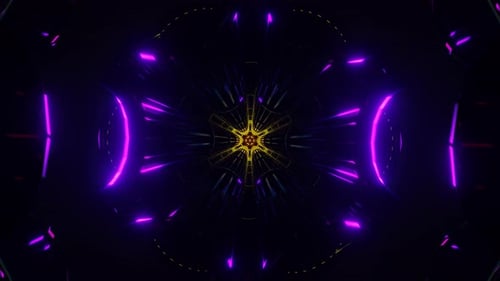 Experience Neon Disco Magic in This VJ Loop Background