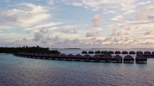 Hotel na água nas Maldivas