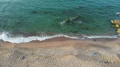 Aerial Beach and Sea