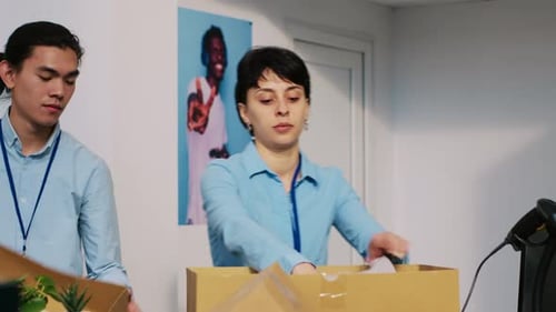 Store Workers Preparing Online Orders