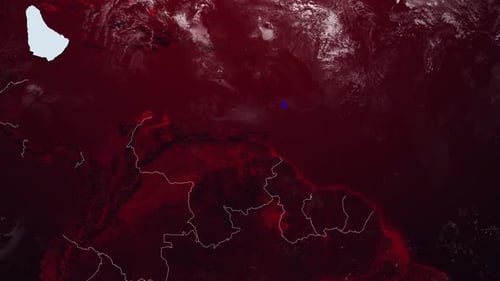 World Map Location Pinpoint Text Reveal