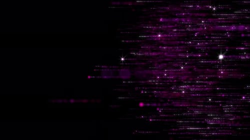 Futuristic Glowing Pink Particle Streaks Abstract Background