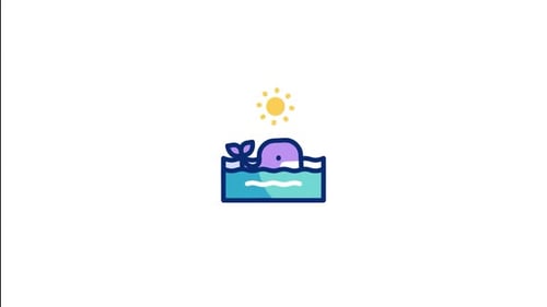 Whale Animated Icon
