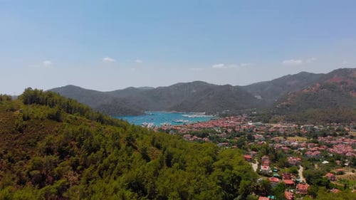 Gocek Harbor Aerial View