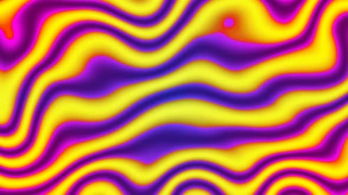 yellow magenta and blue color abstract pattern wavy digital amazing shiny liquid background