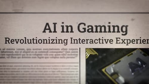 AI in Gaming News Headline Opener