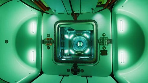 Space Station Interior in Space